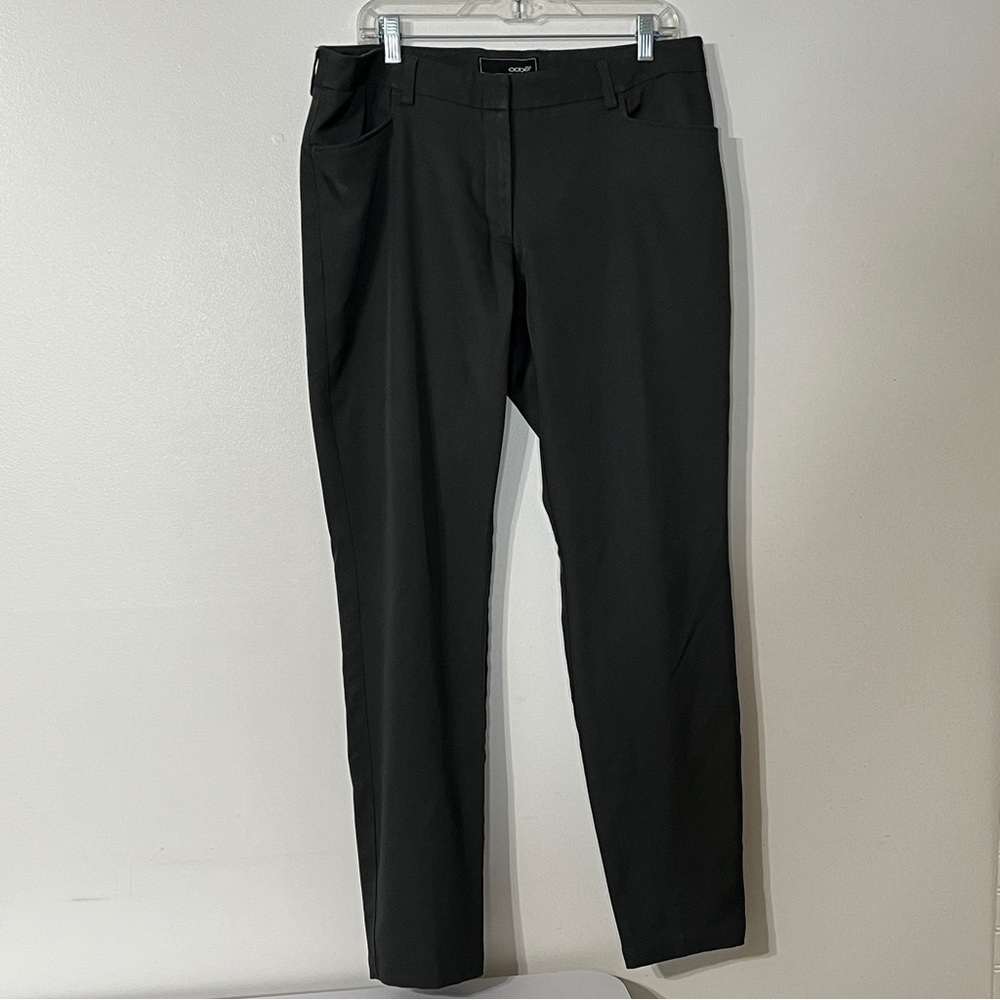 OOBE Flat Front Pants Dark Gray Uniform Trousers